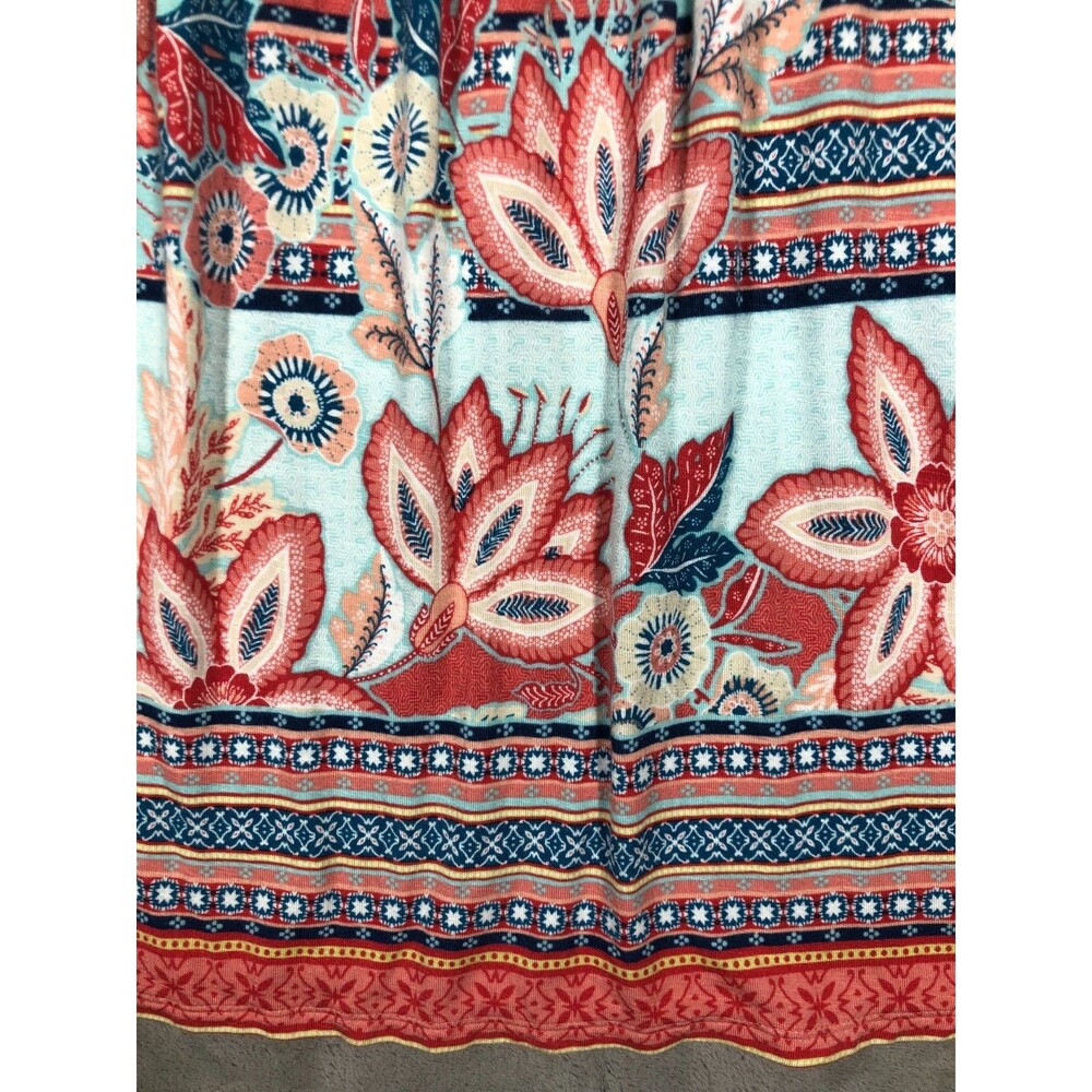 J Jill Sundress Dress Womens Size XS Floral Tropical Print Sleeveless Stretch - Picture 3 of 8